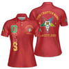 Customize Order of the Eastern Star OES Pentagon Down AF&AM Women's Polo Shirt S-5XL