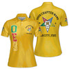 Customize Order of the Eastern Star OES Pentagon Down AF&AM Women's Polo Shirt S-5XL