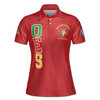 Customize Order of the Eastern Star OES Pentagon Down AF&AM Women's Polo Shirt S-5XL