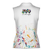 Peace Love And Golf Watercolor Symbol Women Sleeveless Polo XS-4XL