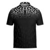 Runer Viking Dark Tribal Pattern Grunge Zipper Polo S-5XL
