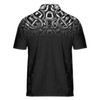Runer Viking Dark Tribal Pattern Grunge Zipper Polo S-5XL