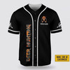 Custom Name Deer Hunting And Deer Pattern Baseball Jersey S-5XL
