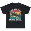 I Can't Work Today, My Arm Is In A Cast, Fishing Vintage T-Shirt
