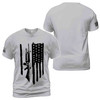 Patriotic 2nd Amendment Freedom American Flag Distressed 3D T-Shirt S-5XL