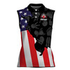 Personalized Eagle America Love Bowling Women Sleeveless Polo S-5XL