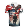 USA Veteran Patriotic America Eagle Men's Polo Shirt S-5XL