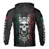 Ancient Mexico Skull Aztec Tattoo Tribal Pattern Grunge Hoodie S-5XL