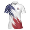 Custom America Pickleball Make Retirement Great Again Women's Polo Shirt S-5XL