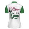Custom Name Queen Of The Green Golf Women's Polo Shirt S-5XL