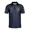 Custom Freemason Prince Hall 1784 PHA F&A Men's Polo Shirt S-5XL