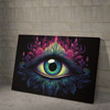 Eye Colorful Psychedelic Dreamscape Poster And Canvas