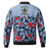 Personalized Masonic Freemasonry Ice Palm Leaf Patten Bomber Jacket S-5XL