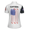 Customized America Golf Lover Women's Polo Shirt S-5XL
