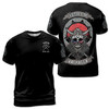 Custom Name Victor of Valhalla Viking Skull Men's T-shirt S-5XL