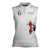 Custom Name Love Golf 19th Hole Women Sleeveless Polo XS-4XL