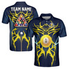 Customized It's Time To Play Billard Game Men's Polo Shirt S-5XL