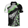 Personalize Name Bowling Pattern Camouflage Men's Polo Shirt S-5XL