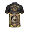 Customized Master Mason Freemasonry All Seeing Eye Men's Polo S-5XL
