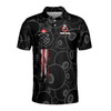 Custom Name Billiards 8-Ball Design Team Name Men's Polo S-5XL