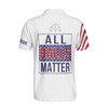 Custom Name Men's Golf Polo All Balls Matter American Patriotic Men's Polo S-5XL