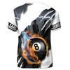 Customized Team Name Billiards 8 Balls T-Shirt S-5XL