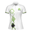 Custom Name I Have A Dinking Problem Pickleball Women's Polo Shirt S-5XL