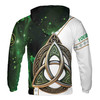 Custom Name Irish Celtic Trinity Knot Hoodies, Personalized Pullover For St Patricks Day Hoodie S-5XL