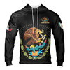 Custom Name Mexico Symbol Coat of Arms Patiotic Hoodie S-5XL