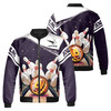 Customized Name Funny Bowling Rolling Strike Bomber Jacket S-5XL
