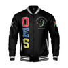 Personalized Order of The Eastern Star OES City State Map Line Varsity Jacket S-5XL