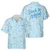 Custom Name Back To School Student Items Subject Blue Hawaiian Shirt S-5XL
