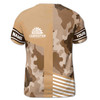 Custom Name Carpenter Saw Woodworking Camo Pattern Brown 3D T-Shirt S-5XL
