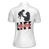 Custom Name Mom Quote Life Mom White Women's Polo Shirt S-5XL, For Mom