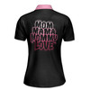 Custom Name Mom Mama Mommy Love Black Women's Polo Shirt S-5XL