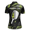 Custom Team Name Pickleball Black Green Women's Polo Shirt S-5XL, For Friend