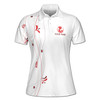Custom Name Mom And Baby Starry Swirl Line Art White Women's Polo Shirt S-5XL