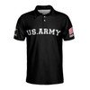 American Flag Army Brotherhood No One Gets Left Behind Patriotic 3D Polo Shirt Size S-5XL