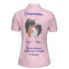 Custom Name Princesses Love Mother Daughter Forever Women's Polo Shirt S-5XL