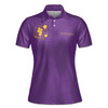 Custom Name Mom You Are The Queen Purple Women's Polo Shirt S-5XL