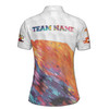 Custom Team Name Golf Ball Colorful Paints Women's Polo Shirt S-5XL, For Friend