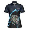 Custom Team Name Darts Lightning Dark Navy 3D Polo Shirt S-5X, For Friend