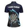 Custom Team Name Darts Lightning Dark Navy 3D Polo Shirt S-5X, For Friend