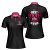 Custom Name Mom Best In The History Of Ever Black Women's Polo Shirt S-5XL