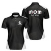 Custom Name Mom Estimated Since Black Women's Polo Shirt S-5XL