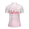 Custom Name Mom And Baby White Pink Women's Polo Shirt S-5XL