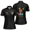 Custom Name OES Pentagon Down Sistar Woman Black Women's Polo Shirt S-5XL
