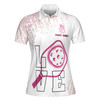 Custom Name Pickleball Love Stars Net White Women's Polo Shirt S-5XL, For Friend