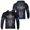Custom Name Jesus Is My Savior Lion Hoodie S-5XL