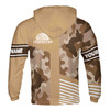 Custom Name Carpenter Saw Camo Pattern Brown Hoodie S-5XL